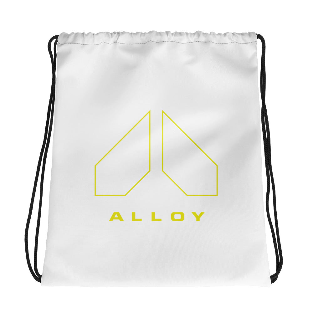 White Drawstring bag