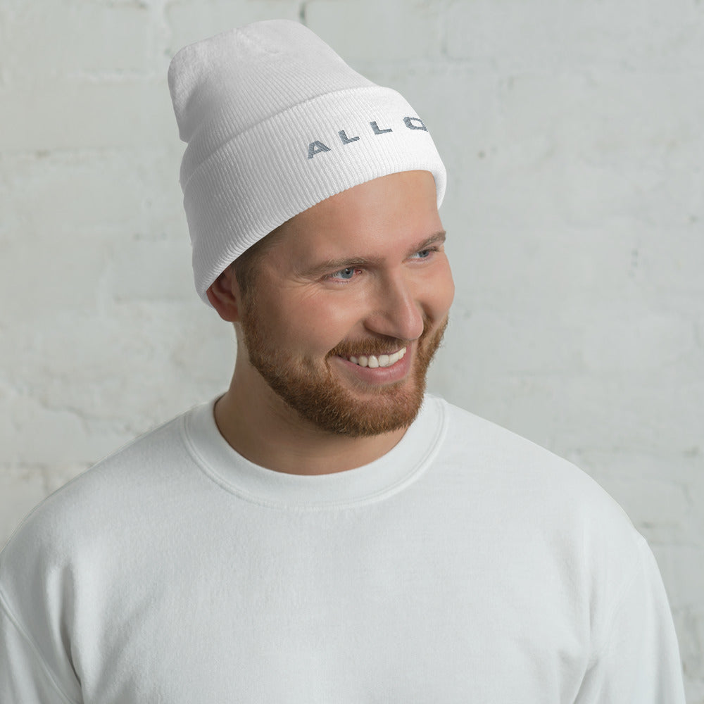 Embroidered Cuffed Beanie