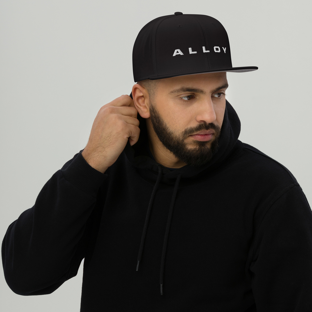 Alloy Snapback Hat
