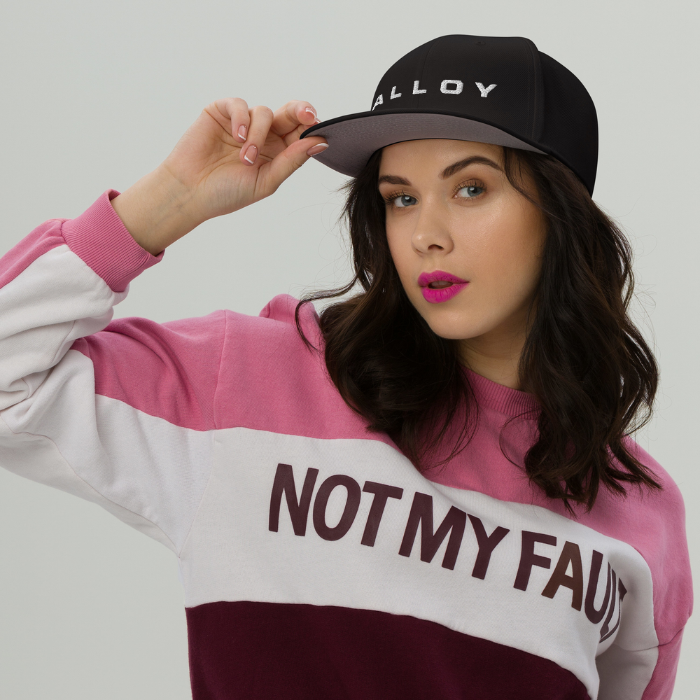 Alloy Snapback Hat