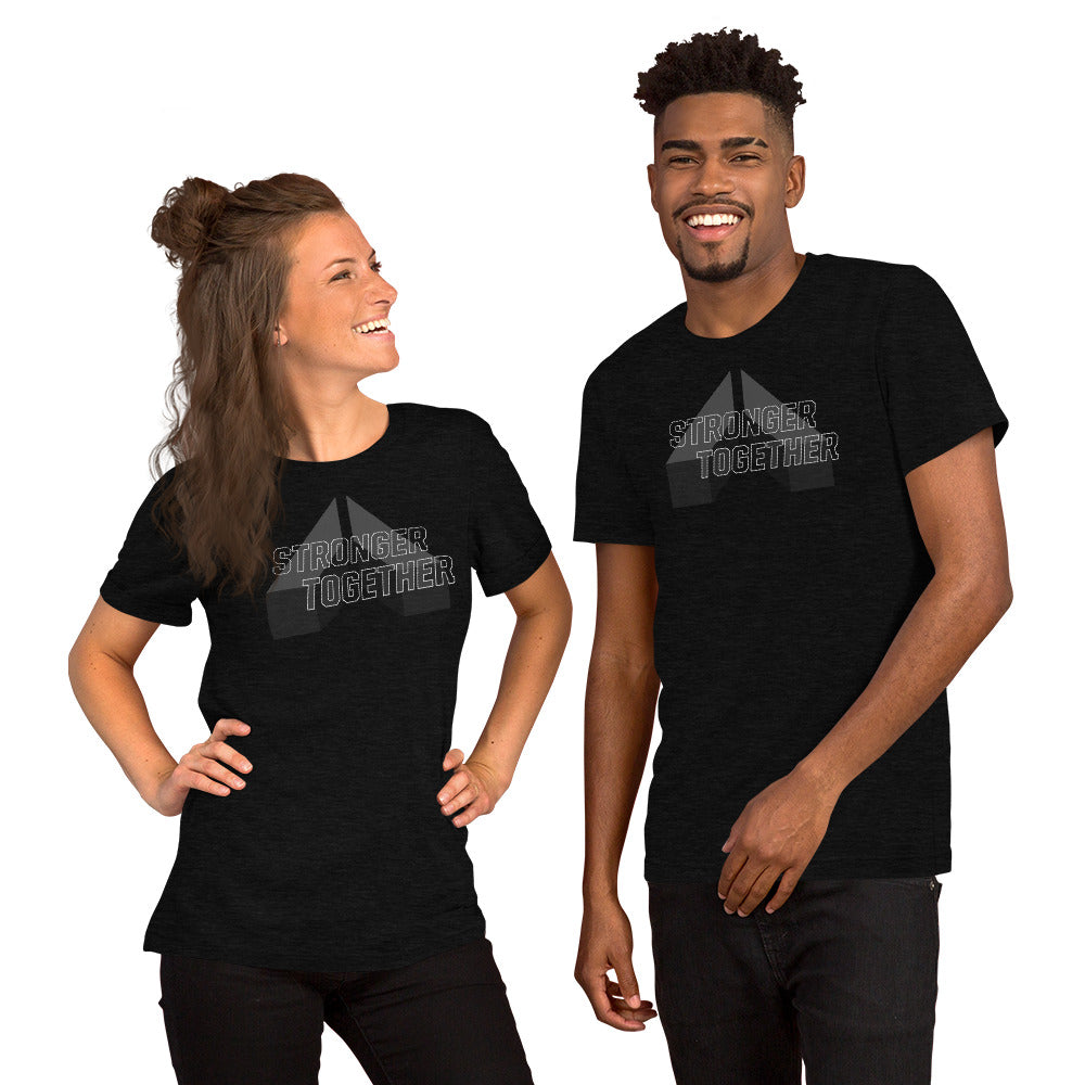 Stronger Together Dark Short-Sleeve Unisex T-Shirt