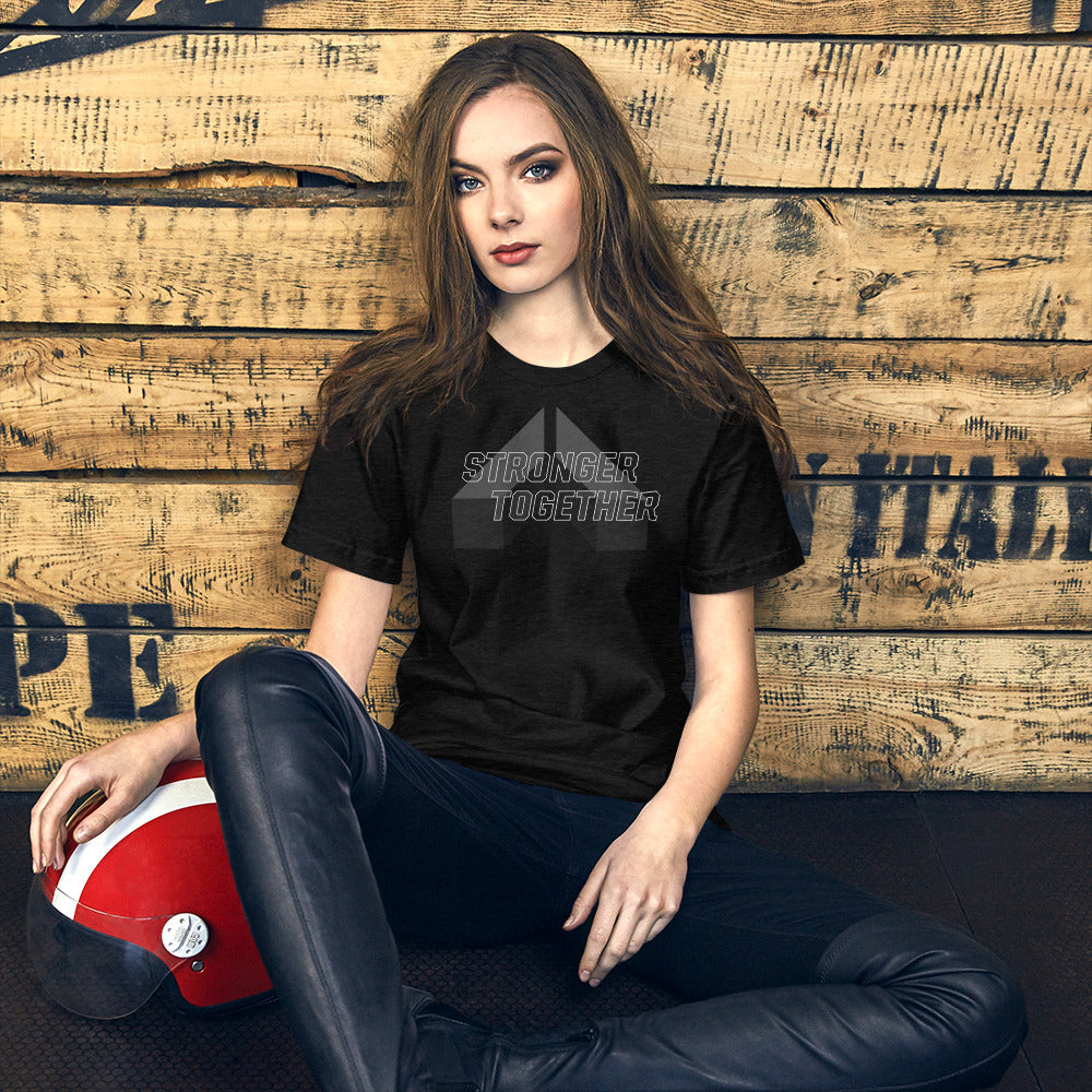 Stronger Together Dark Short-Sleeve Unisex T-Shirt