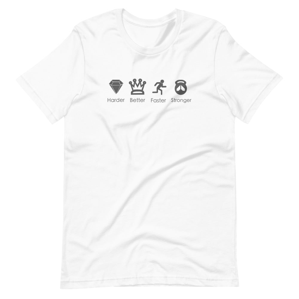 Harder•Better•Faster•Stronger | Short-Sleeve Unisex T-Shirt