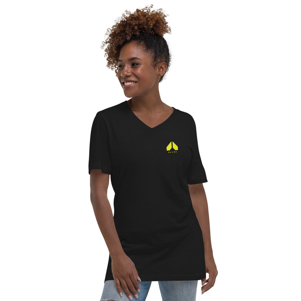 Simple Logo | Unisex Short Sleeve V-Neck T-Shirt