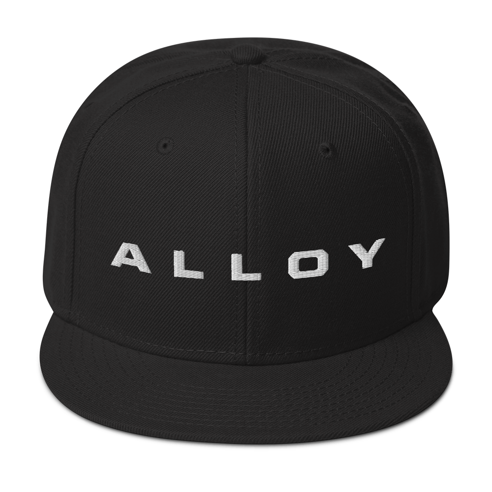 Alloy Snapback Hat