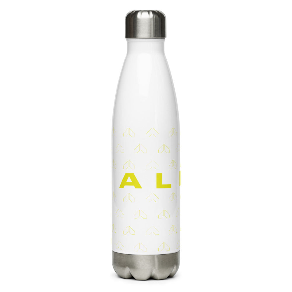 Patterned Stainless Steel Water Bottle